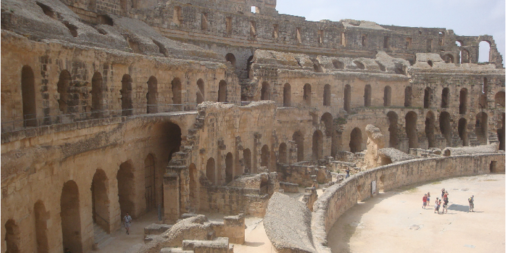 El-Jem-colosseum-arena-theater-Romeins-Tunesië