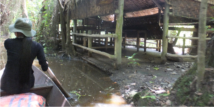 Rung-Tram-Xeo-Buyt-hoofdkwartier-Vietcong-verborgen-geheim-kano-kanalen-Vietnam-Mekong-Delta