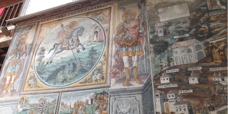 Bachkovo-klooster-Bijbelse-fresco-Plovdiv-Bulgarije