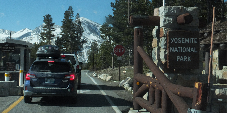 Yosemite-nationaal-park-Tioga-Road-Entree-Valley-rotsen-bergen-Californië-Verenigde-Staten