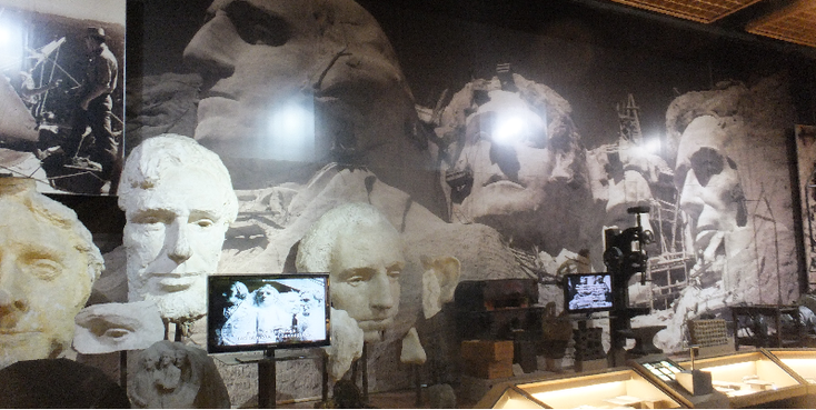 Lincoln-Borglum-museum-Mount-Rushmore-president-hoofden-Verenigde-Staten