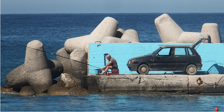 Plakias-Fisherman-Pier-Crete-Greece