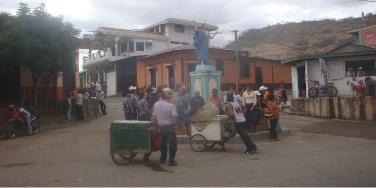 Nicaragua-dorp-beeld-Jezus