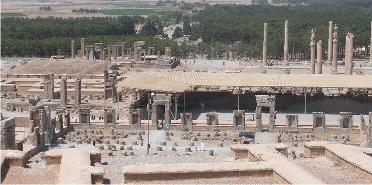 Persepolis-Darius-I-Iran-ruïnes-columns-archeologie-Perzië-Shiraz