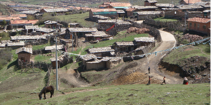 Langmusi-China-Tibet-monniken-gele-mutsen-klooster