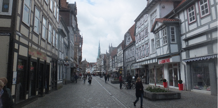 Hamelen-Hameln-rattenvanger-rattenfanger-winkelstraat-shopping-Duitsland