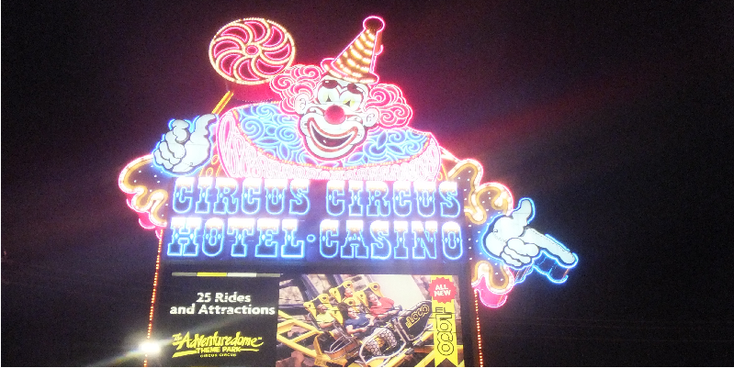 Circus-Hotel-Casino-Las-Vegas-Clown-The-Strip-Verenigde-Staten