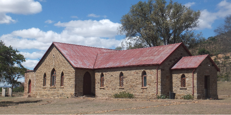 Rorke's-drift-kerk-hospitaal-Zuid-Afrika