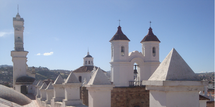 Potosi-Bolivia-El-Dorado-White-City-Church-Towers-Colonial-Architecture