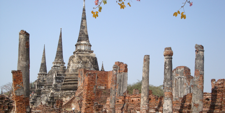 Phra-Si-sanhet-wat-tempel-Ayuttayah-Thailand