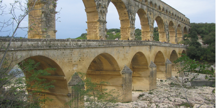 Pont-du-Gard-Romeins-quaduct-brug-Frankrijk