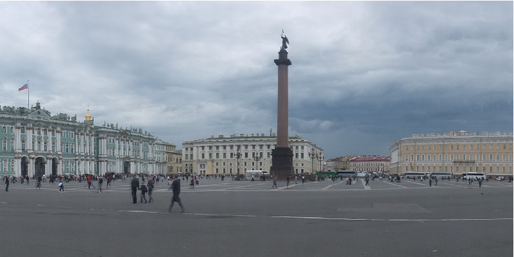 Sint-Petersburg-Hermitage-zuil-plein-Rusland