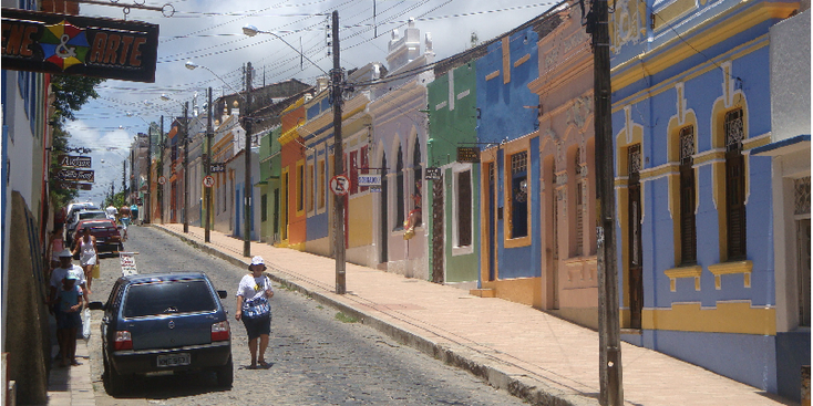 Olinda-Brazilië-Gekleurde-huizen-Hollands-WIC-VOC-Recife