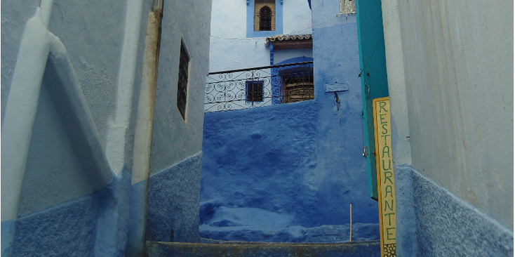 Chefchaouen-blauwe-stad-Marokko-markt