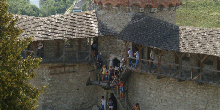 Kamyanets-Podilsky-kasteel-Karpaten-Oekraïne