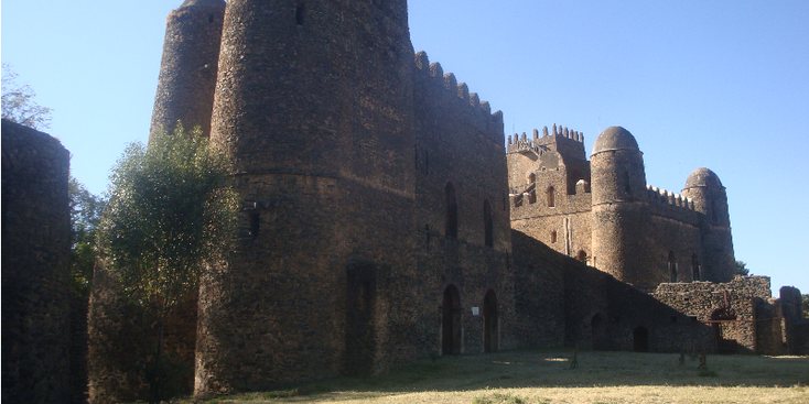 Gondor-Royal-Enclosure-Camelot-torens-Ethiopië-kasteel-paleis-Koninklijk-Selassie