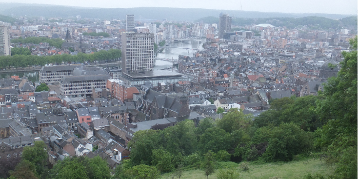 Luik-citadel-uitzicht-rivier-de-Maas-België