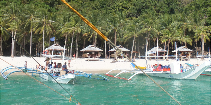 Simuzi-island-eiland-lagune-Bacuit-archipelo-archipel-lunch-strand-El-Nido-Palawan-Filipijnen