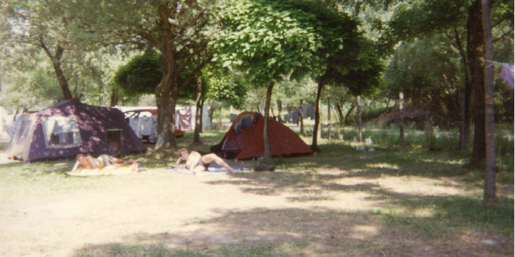 Siofok-camping-Aranypart-tent-Balatonmeer-Hongarije