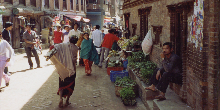 Bhaktapur-Market-Streetlife-Fruit-Nepal