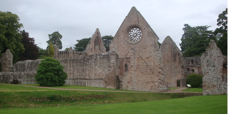 Dryburgh-Abbey-ruïne-klooster-Schotland