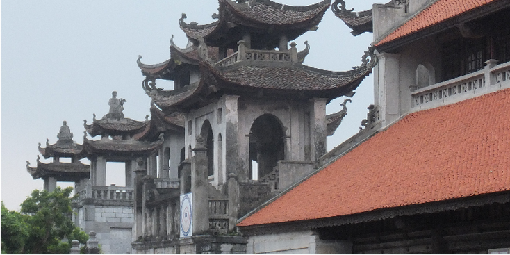 Phat-Diem-kathedraal-toren-Katholiek-Vietnam