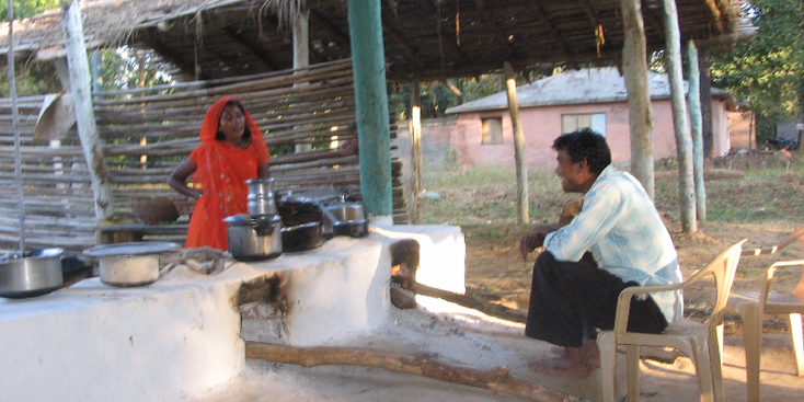 Kanha-dorp-thee-India