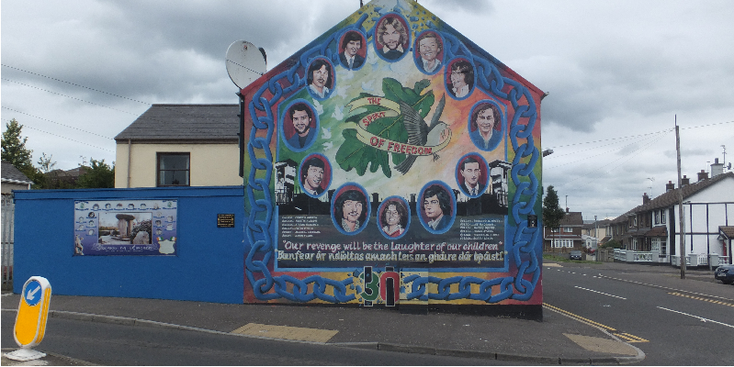 Londenderry-Derry-Free-Bogside-Sunday-Bloody-IRA-muurschildering-Noord-Ierland