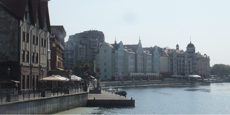 Fischdorf-Kaliningrad-haven-Koningsbergen-Pruisen-Rusland