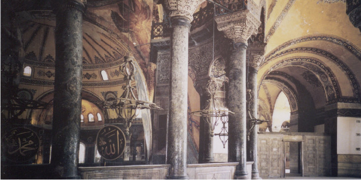 Haghia-Sofi-Aya-Sofya-Mosque-Church-Sulthanamet-Minaret-Istanbul-Turkey