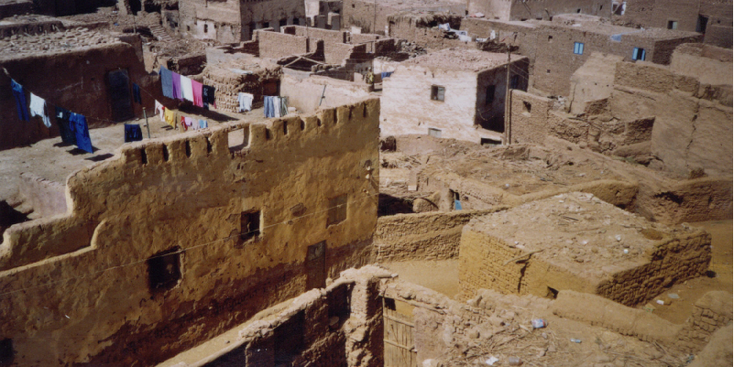 Al-Qasr-middeleeuws-oase-mudbrick-lemen-Mut-Dahkla-Egypte