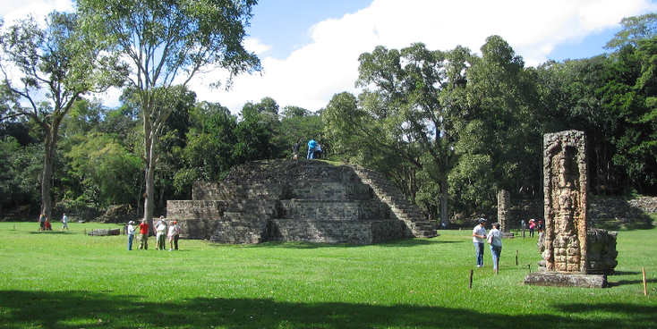 Copan-Honduras-Maya-indianen-tempel-beeld