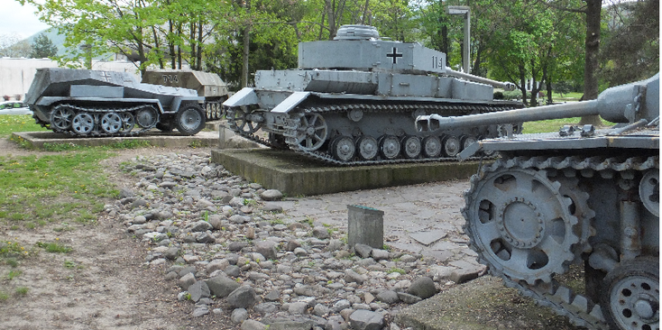 Banska-Bystrica-tank-Duits-nazi-WW2-park-Slowakije