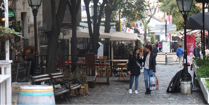 Belgrado-Skadarka-Bohemian-wijk-terras-winkel-shoppen-Servië