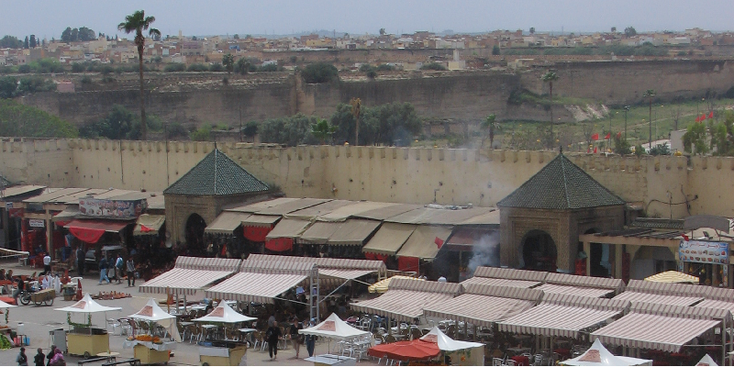 Place-El-Hedim-Meknes-Koningstad-Marokko-stadspoort-Marokko