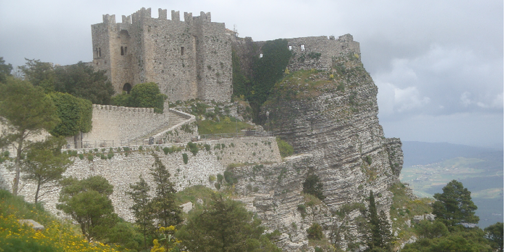 Erice-Normaanse-kasteel-Venus-Di-Venere-Sicilië-Italië