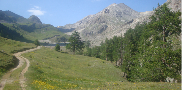 Montgenevre-Chaberton-Alpenweide-pad-grens-Frankrijk-Italië