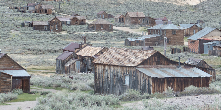 Bodie-Historical-Park-verlaten-mijnstad-barak-houten-Verenigde-Staten