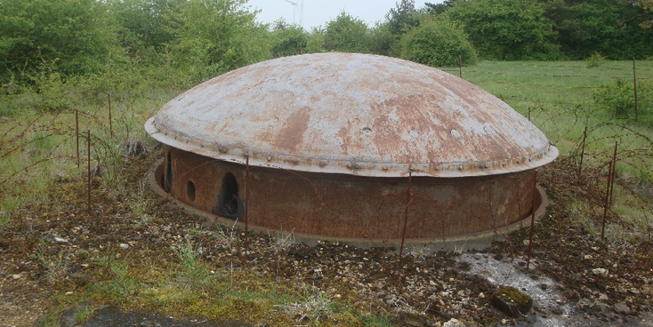 Fermont-fort-A2-WW2-Maginot-linie-koepel-ondergronds-Frankrijk