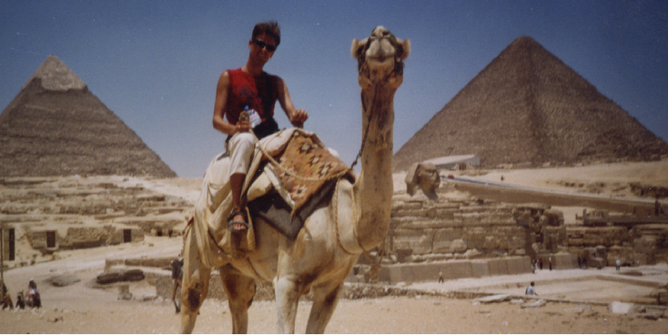 Giza-piramides-Sfinx-Sphinx-kameel-Cairo-Egypte-Farao-graf