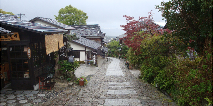 Magome-Tsumago-wandelpad-Japan