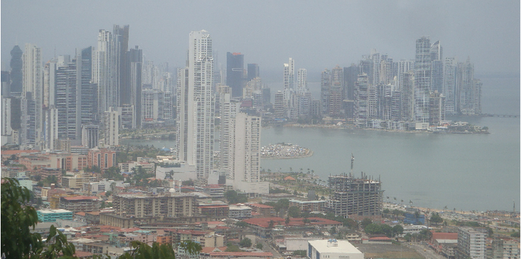 Panama-stad-skyline-Latijns-Amerika