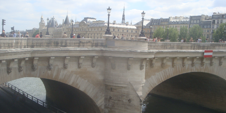 Pont-Neuf-negen-brug-Isle-de-Paris-Parijs-eiland-Frankrijk