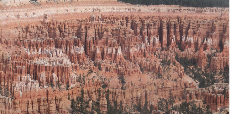 Bryce-Amfitheater-Nationaal-park-rode-kegels-Utah-Verenigde-Staten