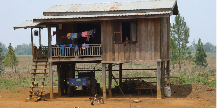 Bolaven-plateau-huis-Laos