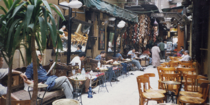 Cairo-waterpijp-shisha-terras-straatleven-Egypte