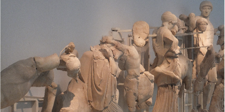 Olympia-archeologisch-museum-Peleponnese-Grieks-Griekenland-tempel-Olympische-Spelen