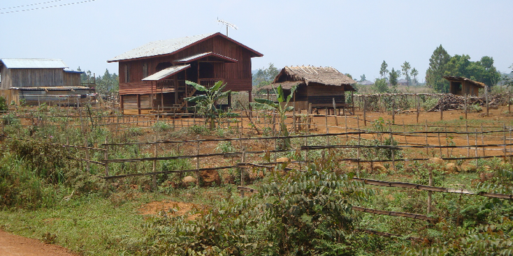 Bolaven-plateau-huis-Laos