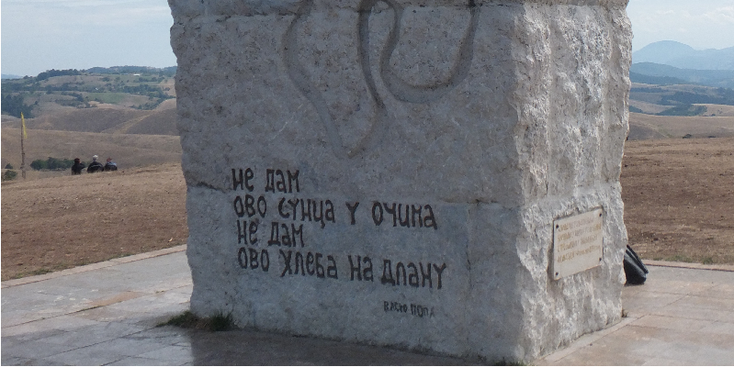 Zlatibor-monument-WW2-nazi-berg-nationaal-park-Servië