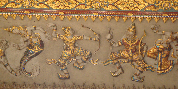 Patuxai-de-Lao-Arc-de-Triomphe-afbeeldingen-Vientiane-Laos